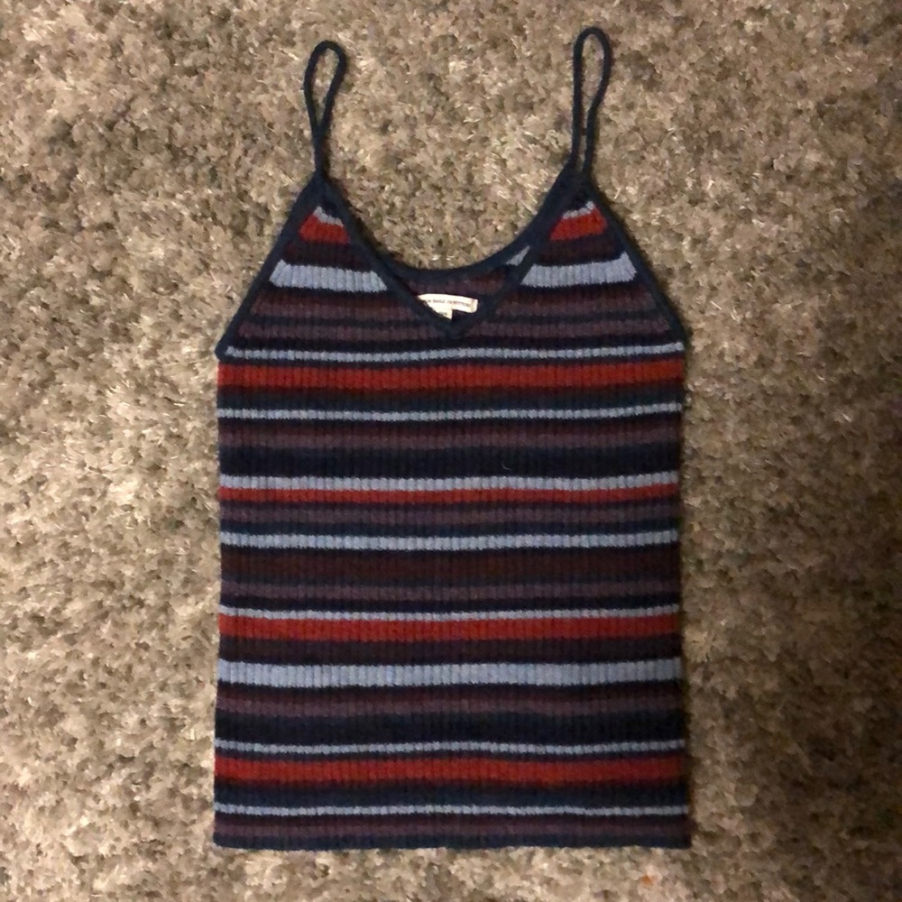 Spaghetti strap knitted top